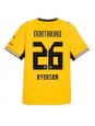 Moški Nogometna dresi replika Borussia Dortmund Julian Ryerson #26 Domači 2026-27 Kratek rokav Moški Nogometna dresi replika Borussia Dortmund Julian Ryerson #26 Domači 2026-27 Kratek rokav